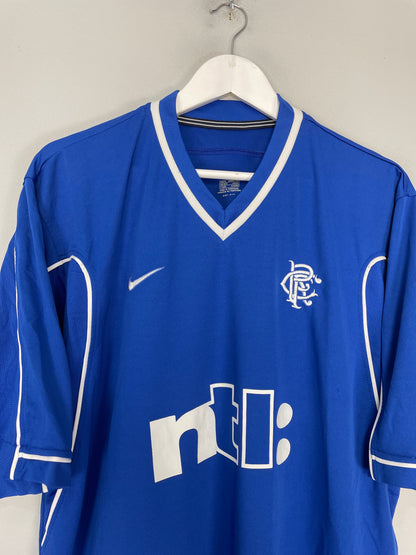 1999/01 RANGERS HOME SHIRT (XL) NIKE