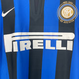 2007/08 INTER MILAN FIGO #7 *CENTENARY* HOME SHIRT (XL) NIKE