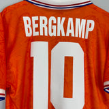 1994 NETHERLANDS BERGKAMP #10 HOME SHIRT (M) LOTTO