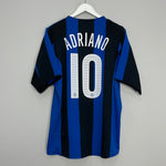 Image of the Inter Milan Adriano shirt from the 2004/05 season