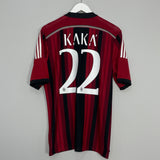 Image of the AC Milan Kaka shirt from the 2014/15 season