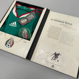 2010 MEXICO BOXED PLAYER ISSUE HOME SHIRT (M) ADIDAS