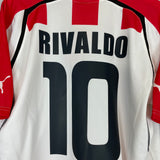 2005/06 OLYMPIAKOS RIVALDO #10 *BNWT* HOME SHIRT (XXL) PUMA