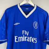 2003/05 CHELSEA DROGBA #15 HOME SHIRT (XL) UMBRO