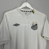 2011/12 SANTOS #10 HOME SHIRT (M) UMBRO