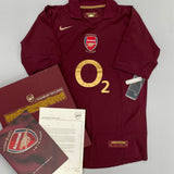 2006 ARSENAL LTD EDITION BOXED HOME SHIRT (L) NIKE