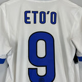 2009/10 INTER MILAN ETO'O #9 AWAY SHIRT (S) NIKE