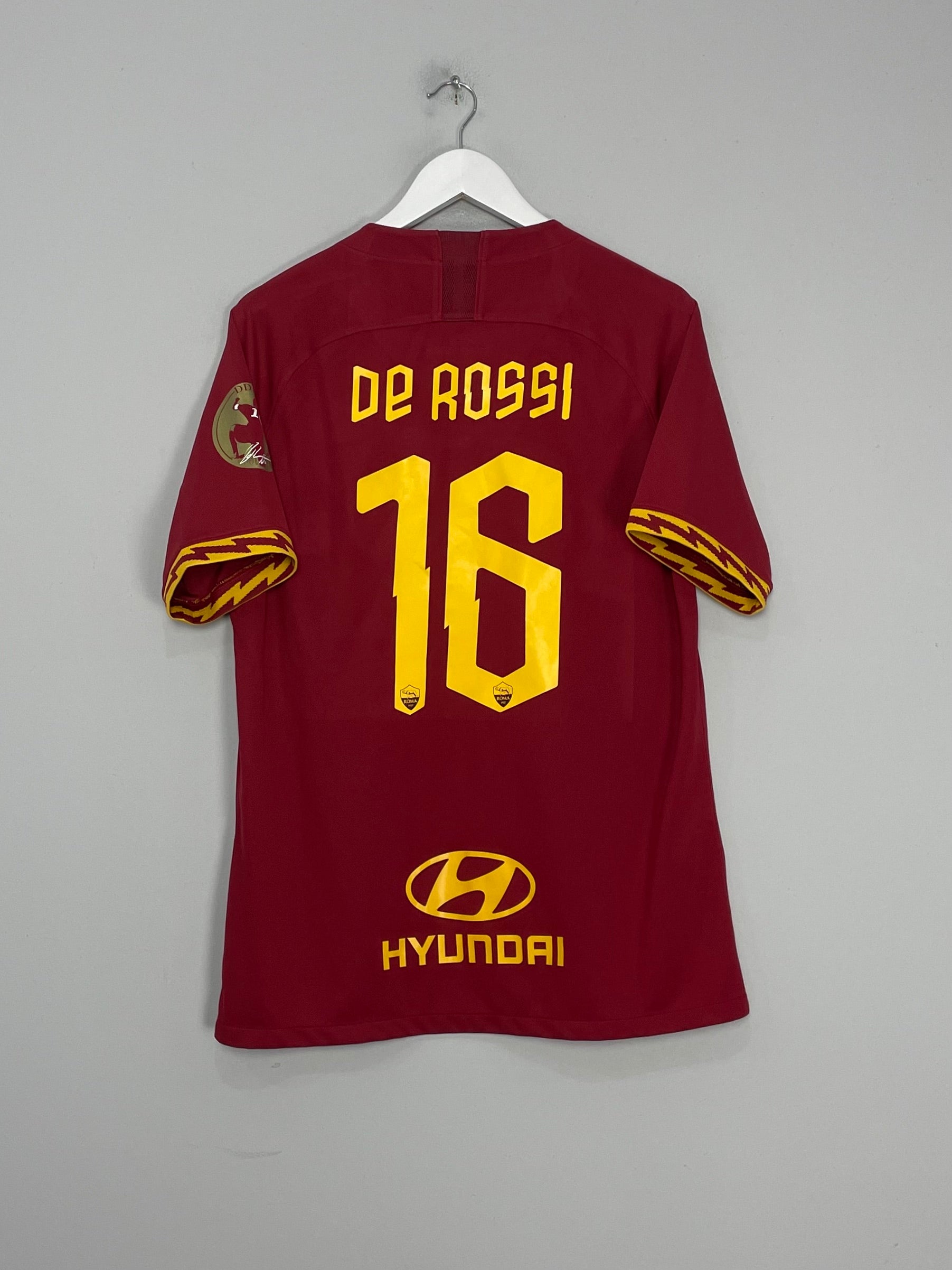 2019/20 ROMA DE ROSSI #16 HOME SHIRT (L) NIKE