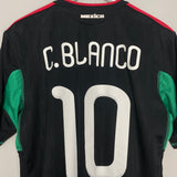 2010/11 MEXICO C.BLANCO #10 AWAY SHIRT (L) ADIDAS