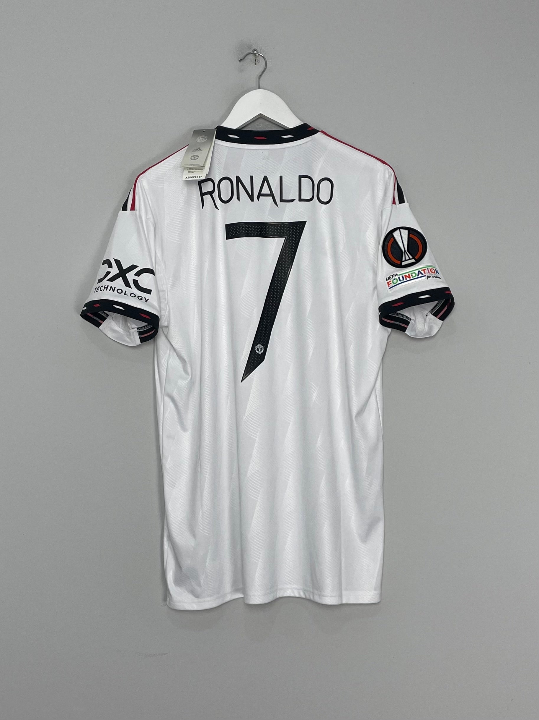 2022/23 MANCHESTER UNITED RONALDO #7 *BNWT* AWAY SHIRT (L) ADIDAS