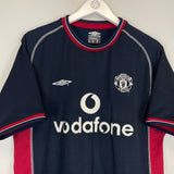 2000/01 MANCHESTER UNITED BECKHAM #7 THIRD SHIRT (M) UMBRO