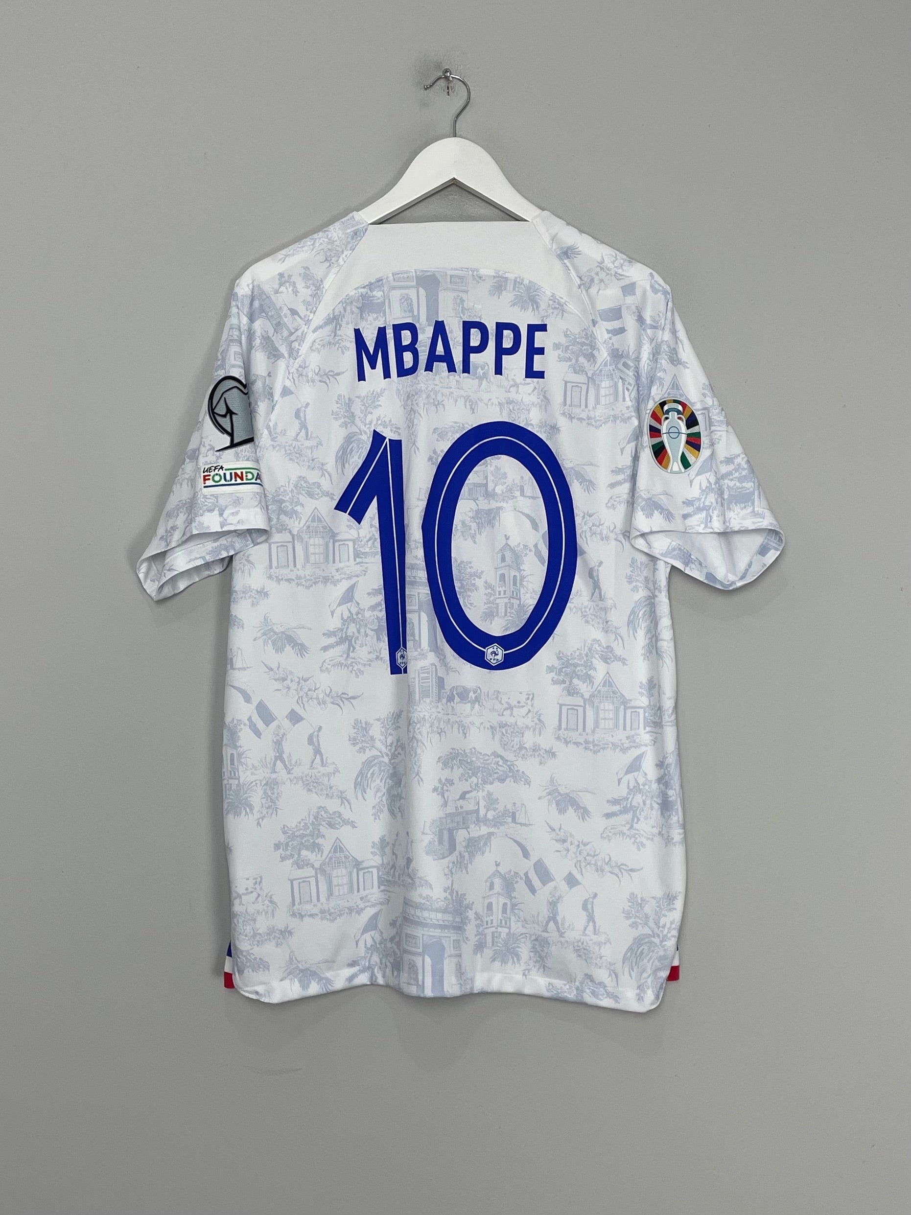 2022/23 FRANCE MBAPPE #10 AWAY SHIRT (XL) NIKE