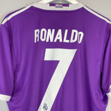 2016/17 REAL MADRID RONALDO #7 AWAY SHIRT (L) ADIDAS