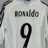 2005/06 REAL MADRID RONALDO #9 *BNWT* HOME SHIRT (M) ADIDAS