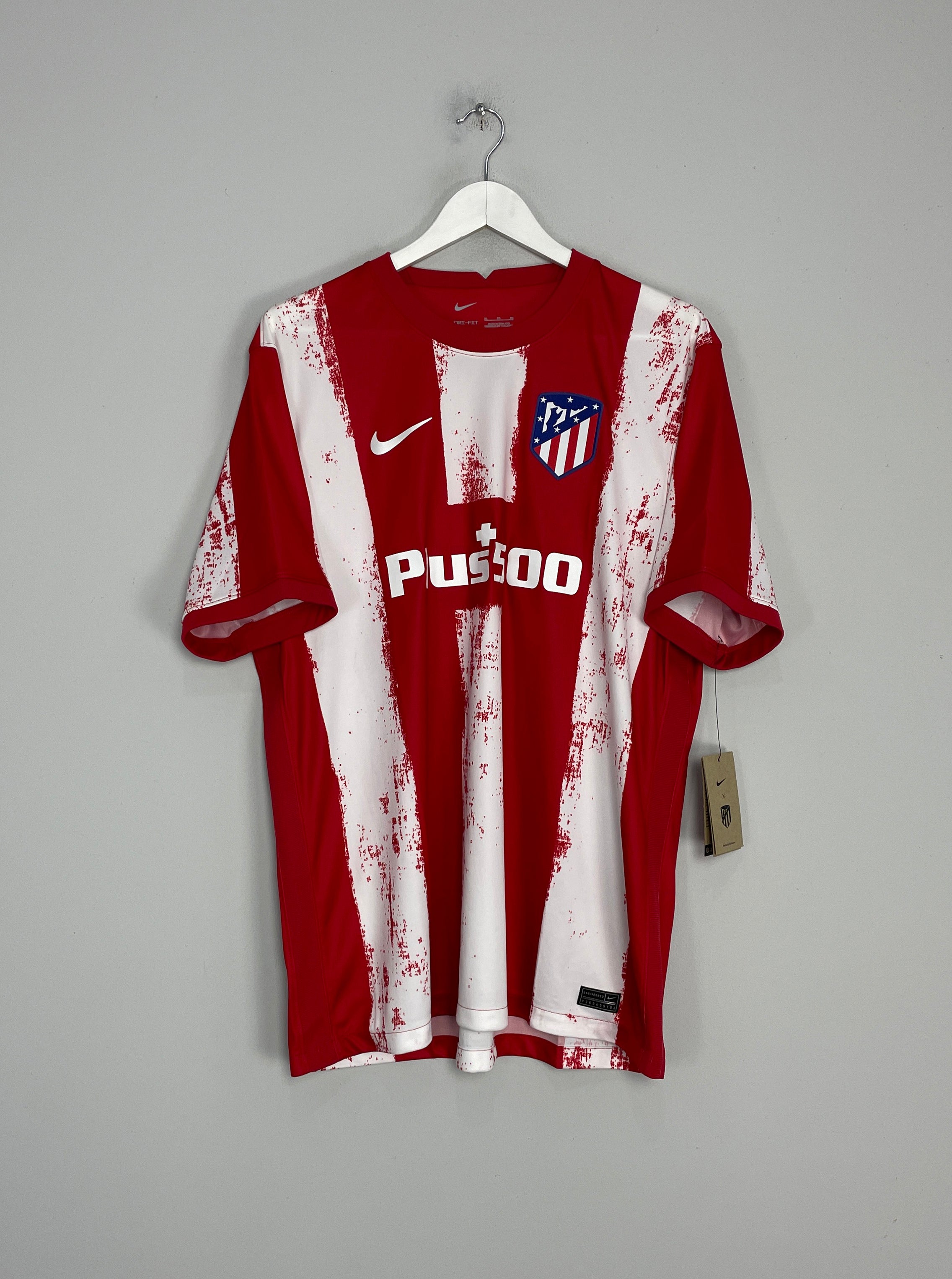 2021/22 ATLETICO MADRID *BNWT* HOME SHIRT (XL) NIKE