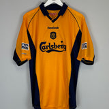 2000/02 LIVERPOOL HYYPIA #12 AWAY SHIRT (L) REEBOK