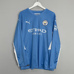 2021/22 MANCHESTER CITY L/S HOME SHIRT (XL) PUMA