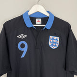 2011/12 ENGLAND YOUNG #9 AWAY SHIRT (XL) UMBRO