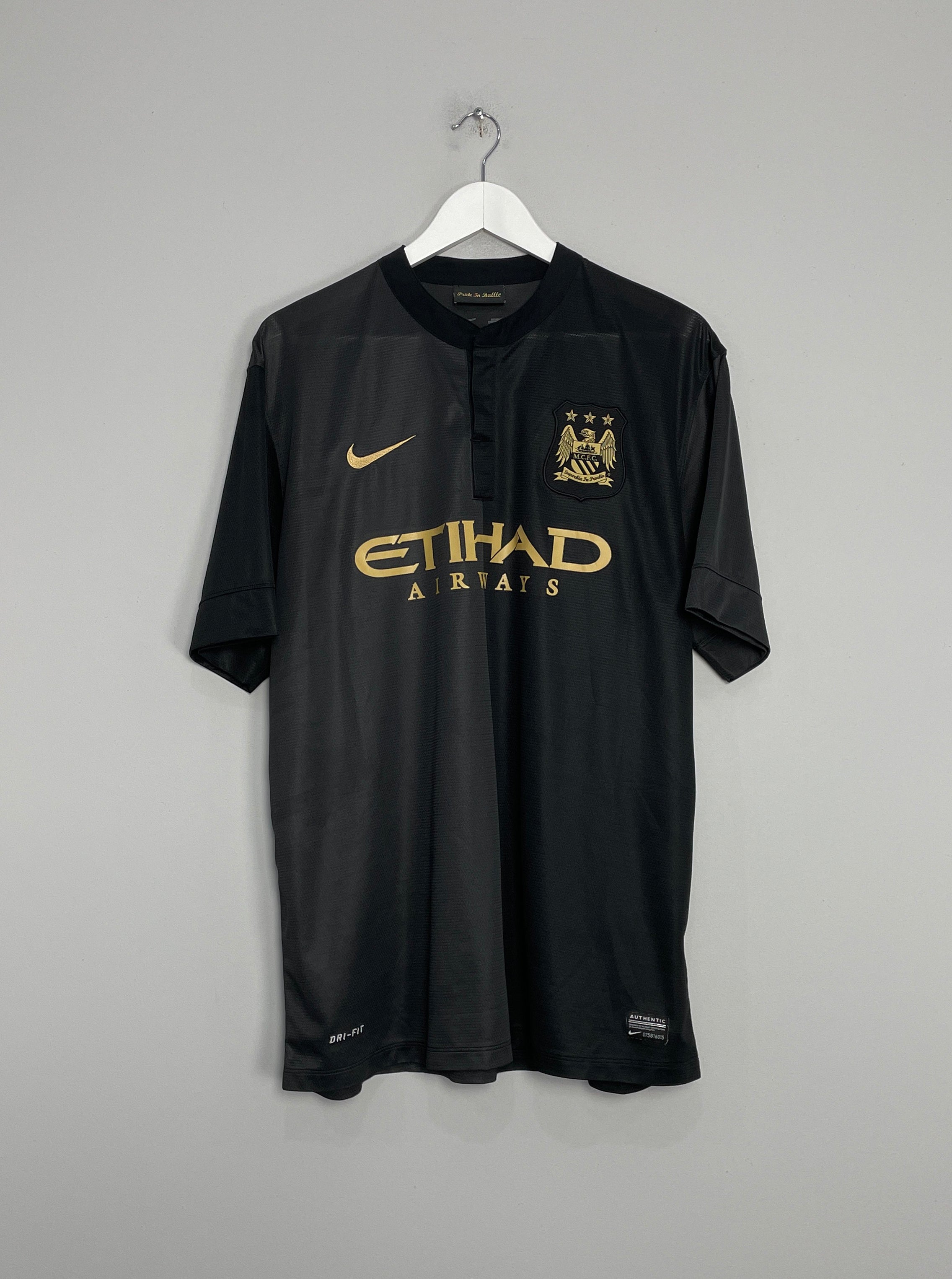 2013/14 MANCHESTER CITY AWAY SHIRT (XL) NIKE