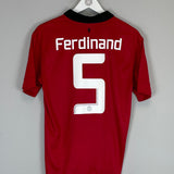 2013/14 MANCHESTER UNITED FERDINAND #6 HOME SHIRT (M) NIKE