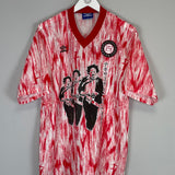 1990 TEXAS CHAINSAW MASSACRE X JAPANESE MOVIE MASHUP SHIRT (XL) UMBRO