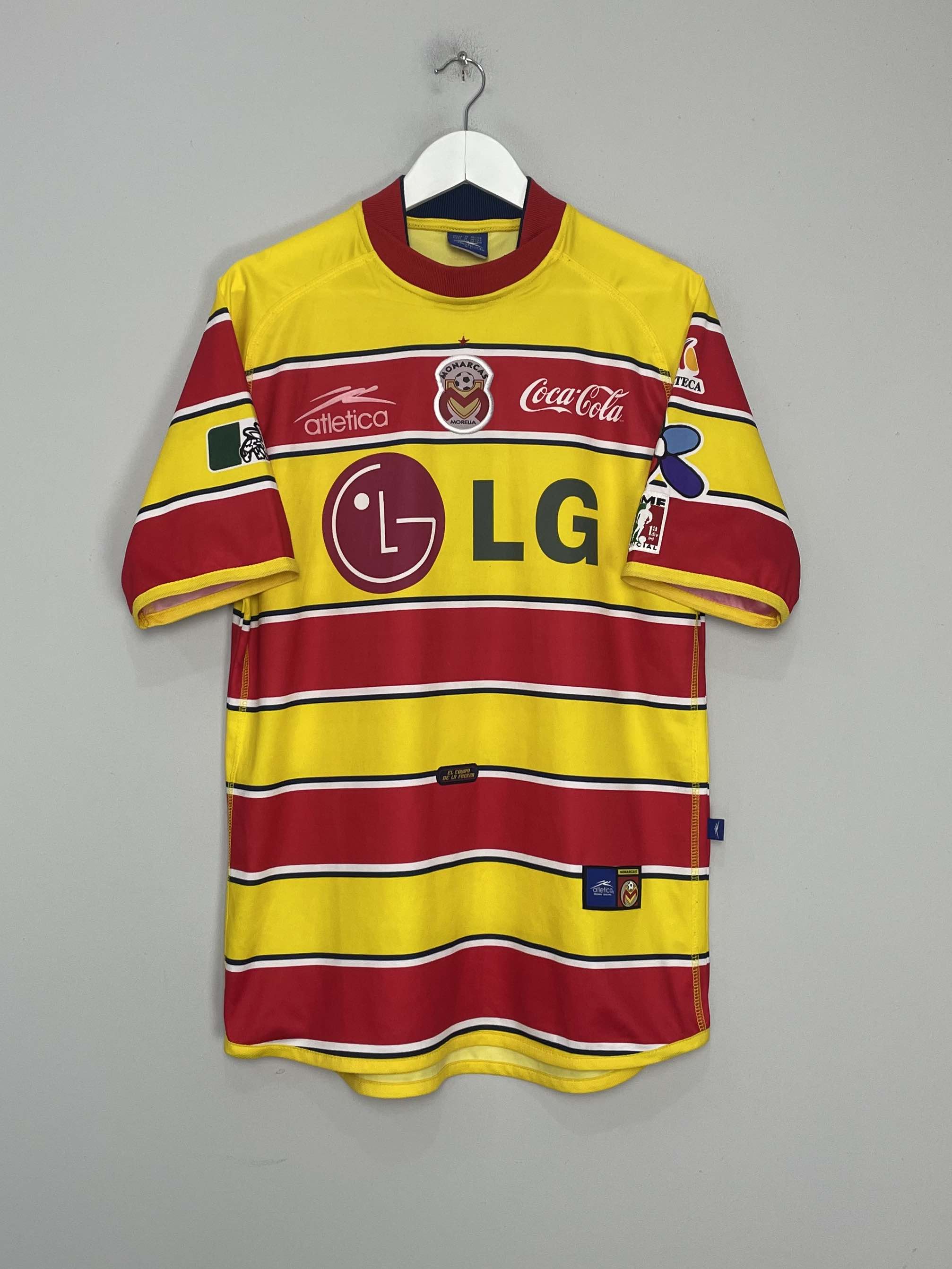 2001/02 MONARCAS MORELIA HOME SHIRT (L) ATLETICA