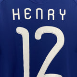 2009/10 FRANCE HENRY #12 HOME SHIRT (M) ADIDAS