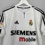 2003/04 REAL MADRID BECKHAM #23 HOME SHIRT (S) ADIDAS