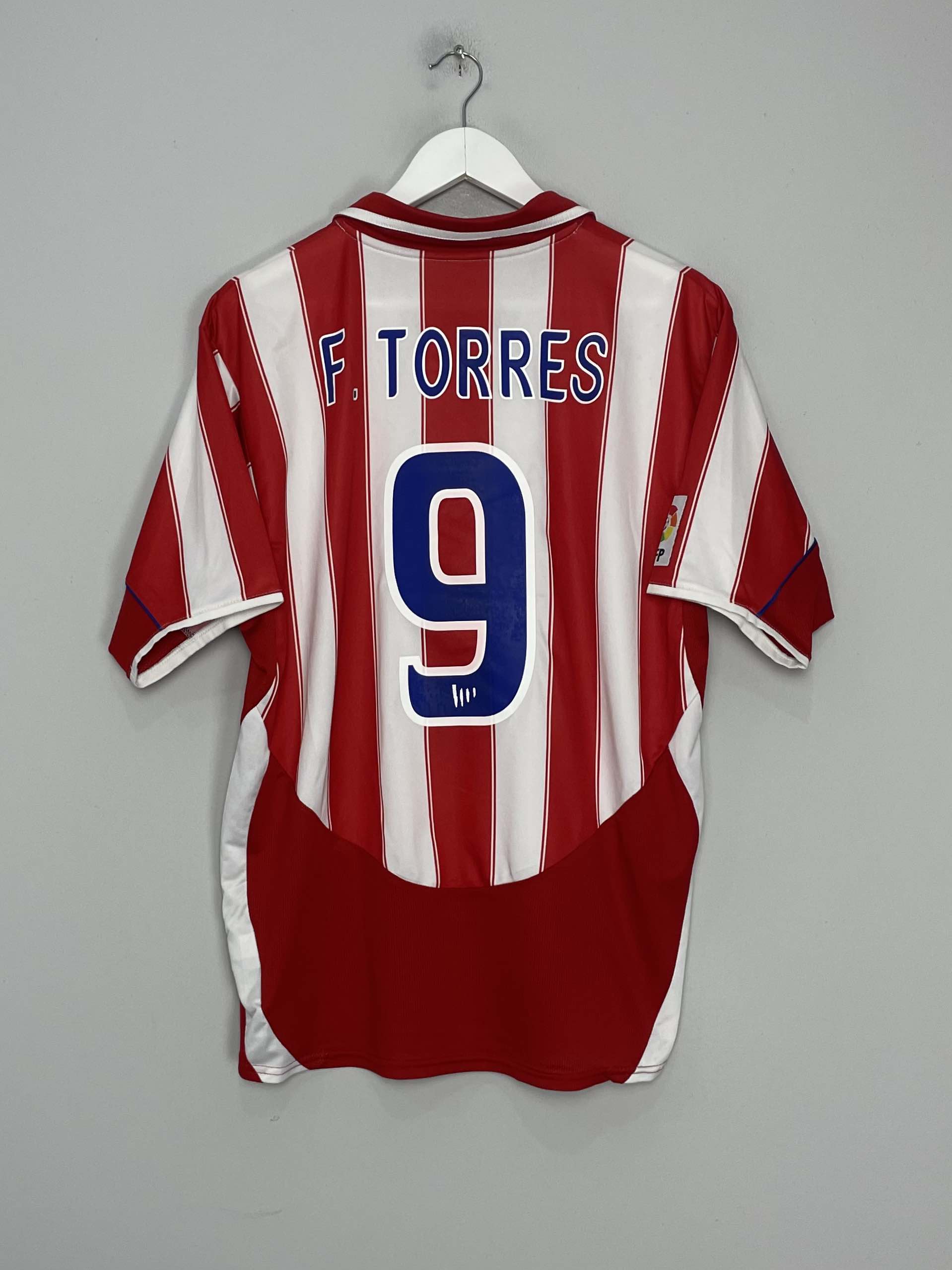 2003/04 ATLETICO MADRID F.TORRES #9 HOME SHIRT (M) NIKE