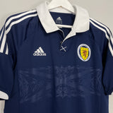 2011/13 SCOTLAND HOME SHIRT (L) ADIDAS