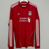 2010/12 LIVERPOOL SUAREZ #7 L/S HOME SHIRT (XL) ADIDAS