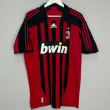 2007/08 AC MILAN MALDINI #3 HOME SHIRT (L) ADIDAS