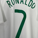 2008/10 PORTUGAL RONALDO #7 AWAY SHIRT (L) NIKE