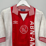 1995/96 AJAX HOME SHIRT (L) UMBRO