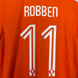 2014/15 NETHERLANDS ROBBEN #11 HOME SHIRT (M) NIKE