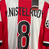 1999/00 PSV V.NISTELROOY #8 *BNWT* C/L HOME SHIRT (XL) NIKE