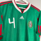 2010 MEXICO R.MARQUEZ #4 HOME SHIRT (M) ADIDAS