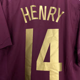 2005/06 ARSENAL HENRY #14 C/L HOME SHIRT (M) NIKE