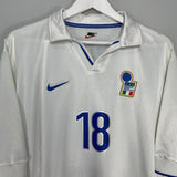 1997/98 ITALY R.BAGGIO #18 AWAY SHIRT (L) NIKE