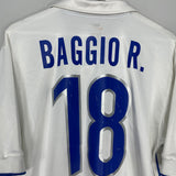 1997/98 ITALY R.BAGGIO #18 AWAY SHIRT (L) NIKE