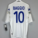 2003/04 BRESCIA BAGGIO #10 *BNWT* GRAZIE ROBY AWAY SHIRT (XL) KAPPA