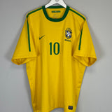 2010/11 BRAZIL KAKA #10 HOME SHIRT (XXL) NIKE