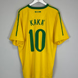 2010/11 BRAZIL KAKA #10 HOME SHIRT (XXL) NIKE