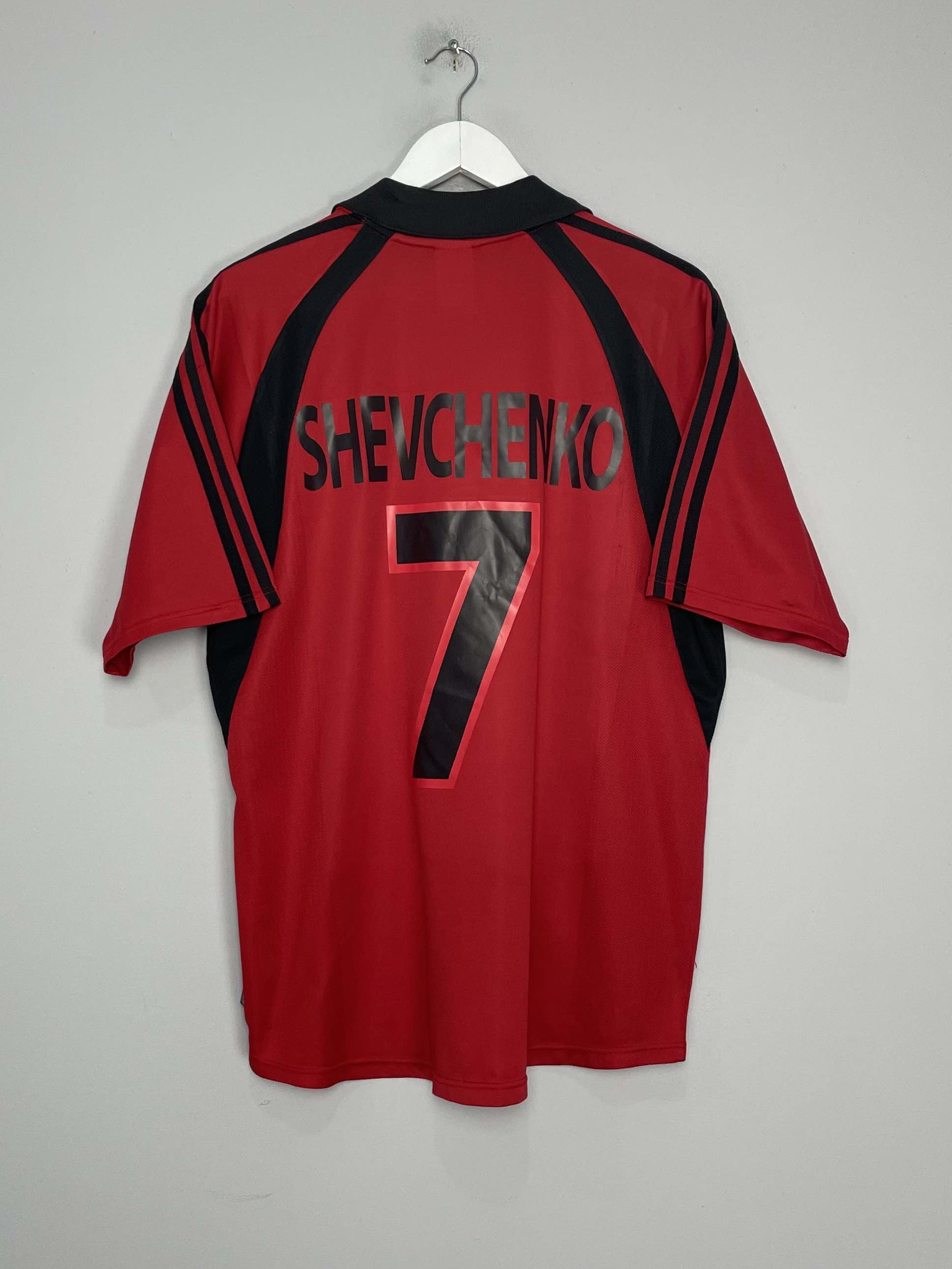 2001/02 AC MILAN SHEVCHENKO #7 THIRD SHIRT (L) ADIDAS