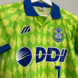 1996 SHONAN BELLMARE NAKATA #7 HOME SHIRT (M) MIZUNO