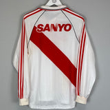 1992/94 RIVER PLATE L/S HOME SHIRT (M) ADIDAS