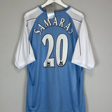 2006/07 MANCHESTER CITY SAMARAS #20 *BNWT* HOME SHIRT (XXL) REEBOK