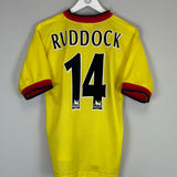 1997/99 LIVERPOOL RUDDOCK #14 AWAY SHIRT (S) REEBOK