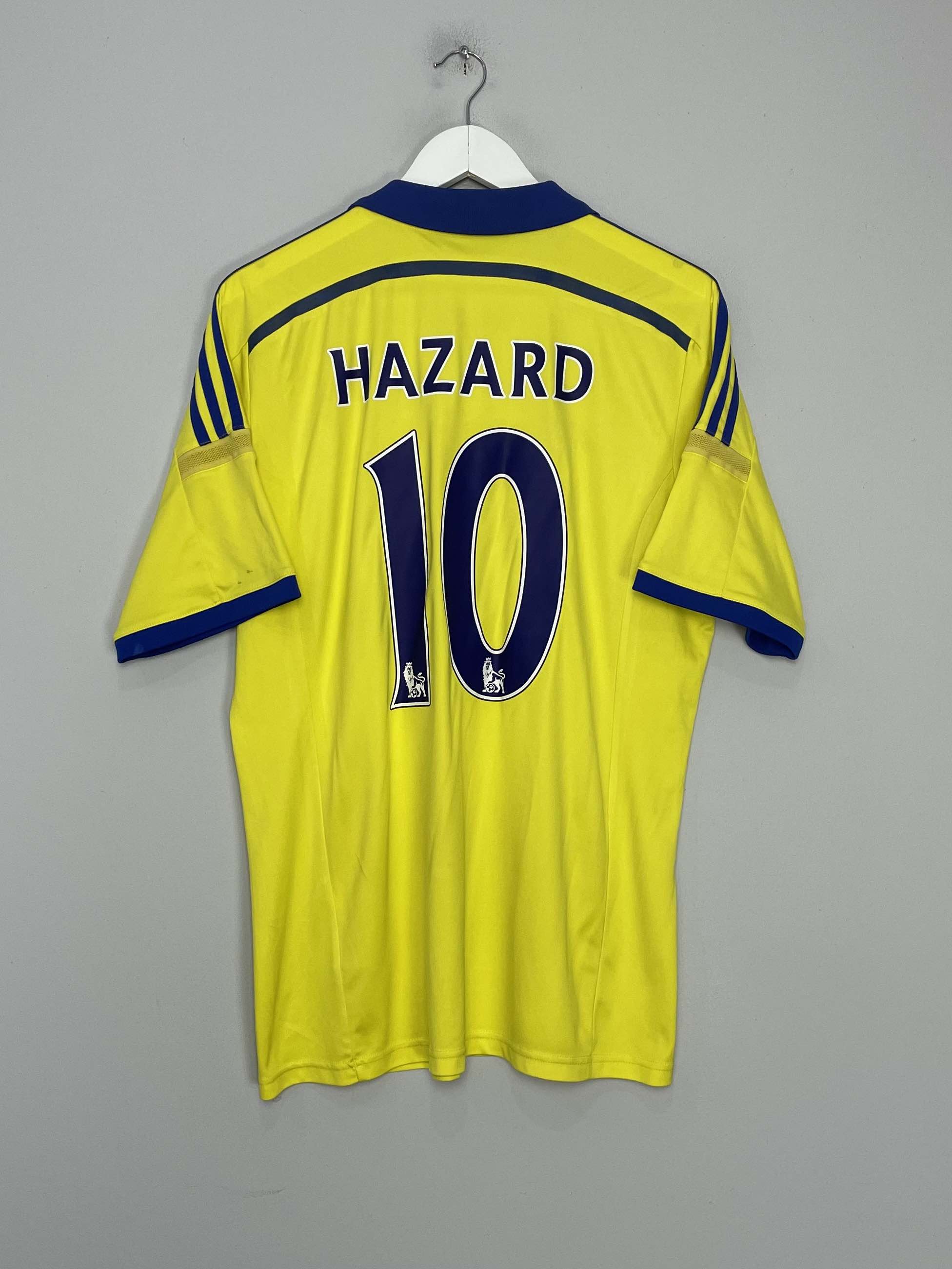 2014/15 CHELSEA HAZARD #10 AWAY SHIRT (L) ADIDAS