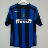 2004/05 INTER MILAN ADRIANO #10 HOME SHIRT (S) NIKE